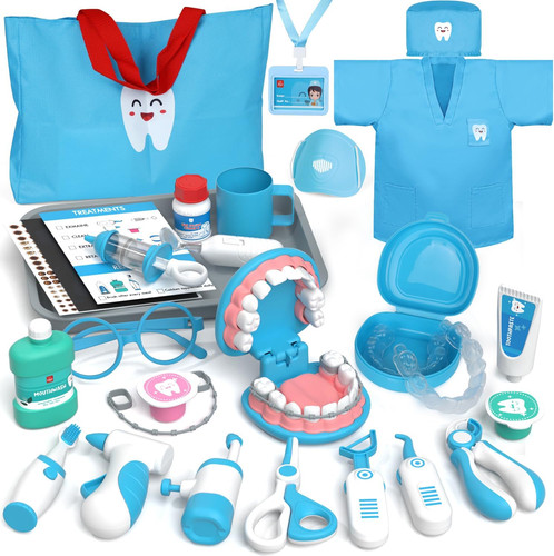 Doctors set for kids dentist - set,